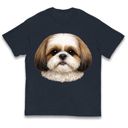 Shih Tzu Face Kids T Shirt
