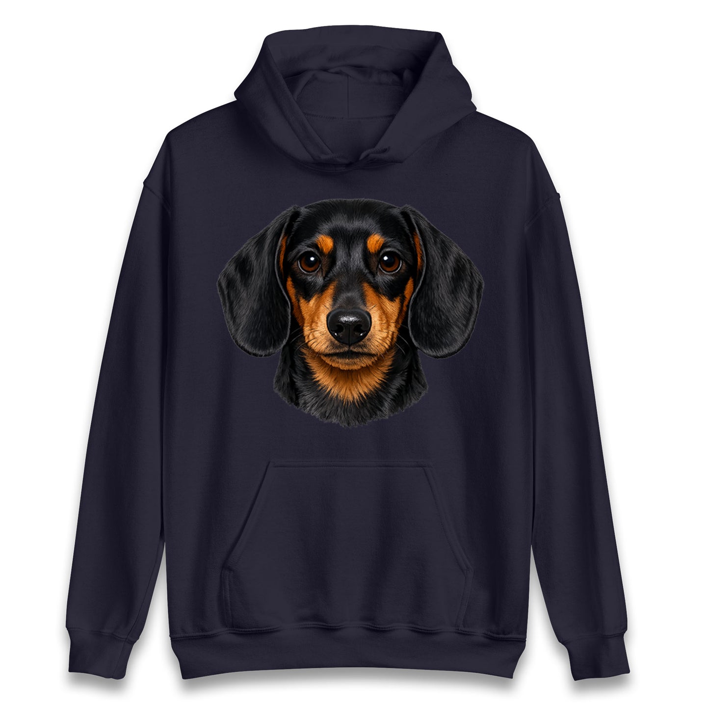 Dachshund Dog Face Hoodie