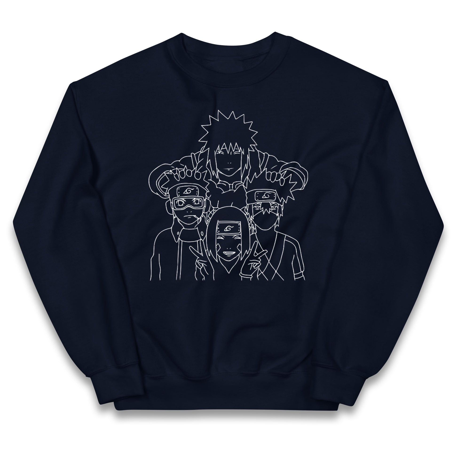 Naruto Shippuden jumper Minato Namikaze Kakashi Hatake Obito Uchiha Rin Nohara Top