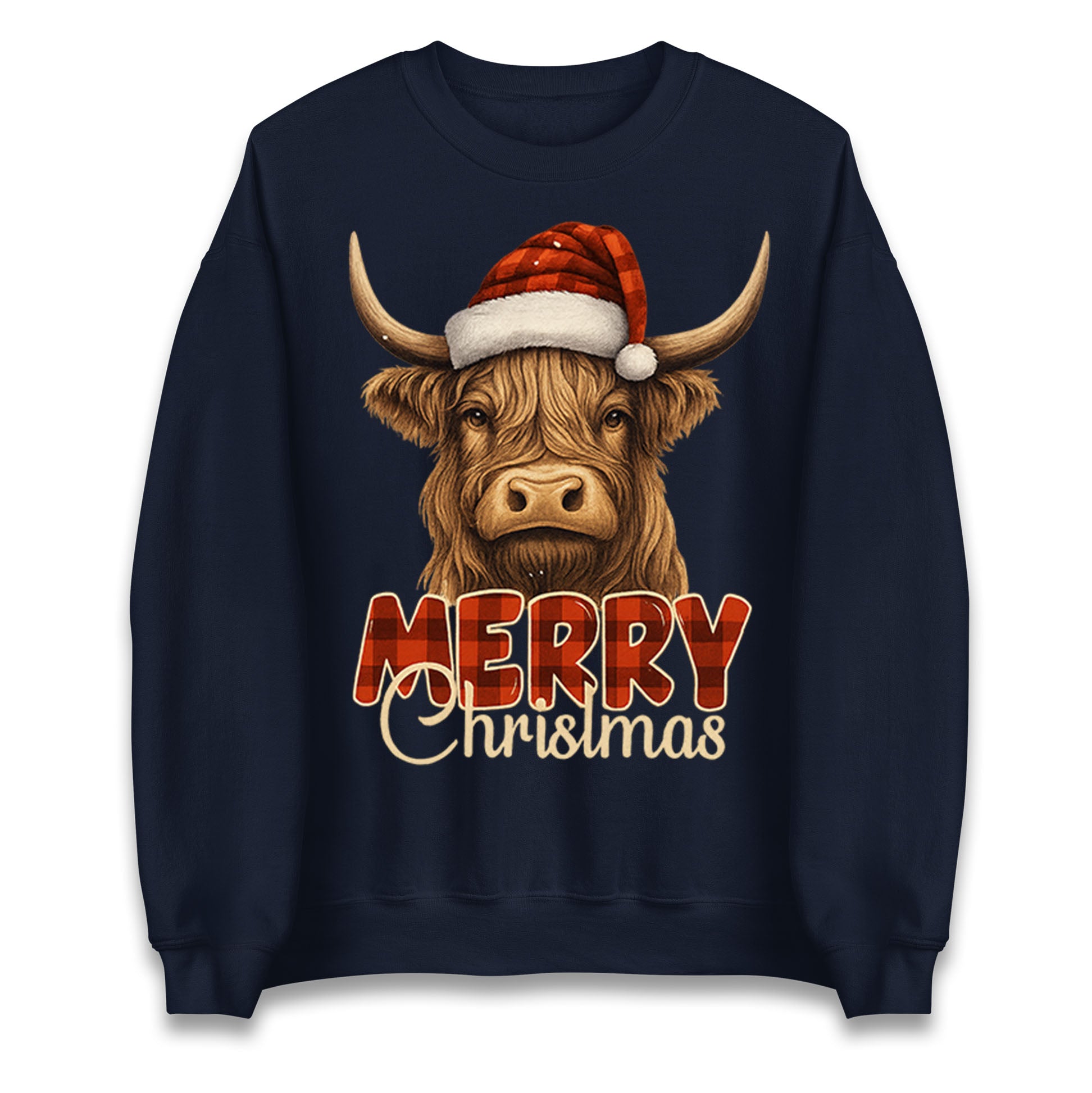 Highland Cow Christmas Jumper