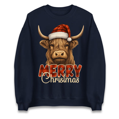 Highland Cow Christmas Jumper
