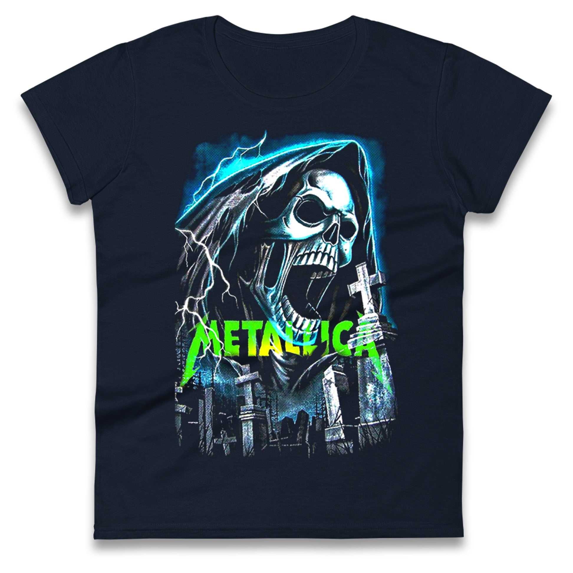 Metallica Whiplash Ladies T Shirt 