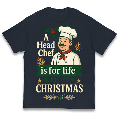 Head Chef Christmas Kids T Shirt 