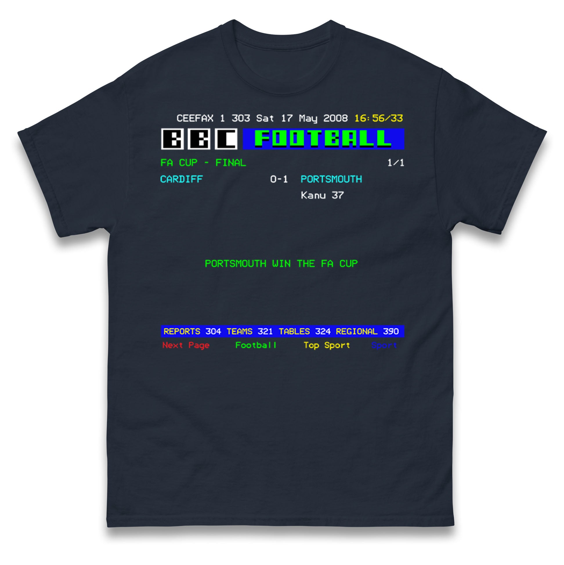 Portsmouth FA Cup Winners 2008 T Shirt