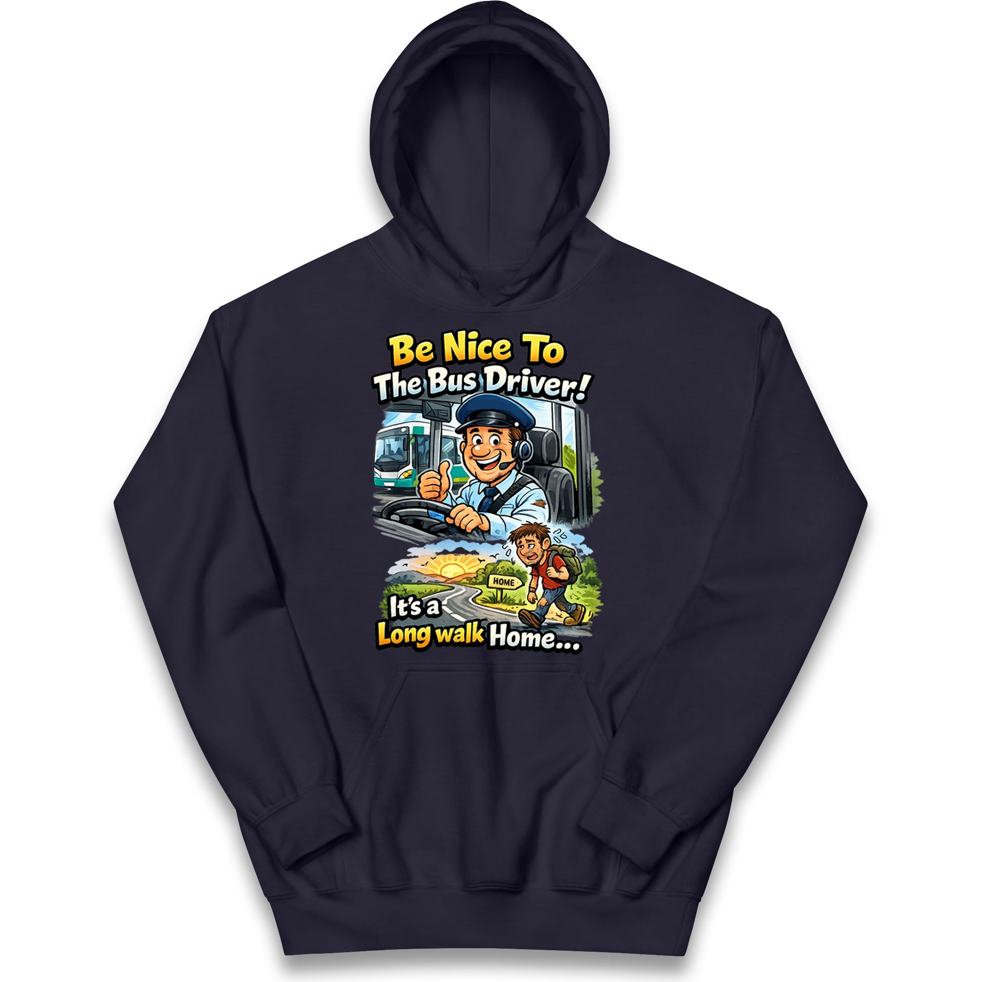 Bus Driver Kids Hoodie