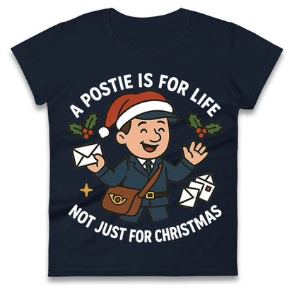 Postie Christmas Ladies T Shirt