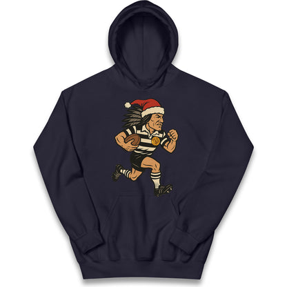 Newcastle Falcons Christmas Kids Hoodie