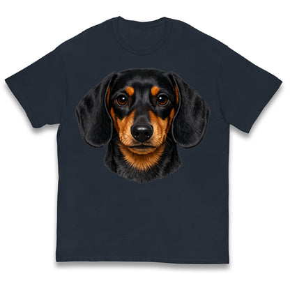 Dachshund Dog Face Kids T Shirt