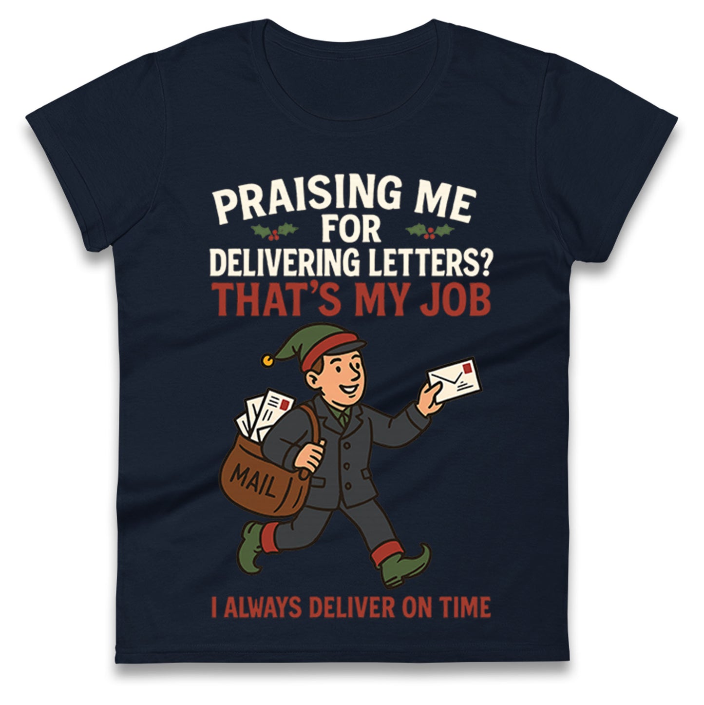 Royal Mail Christmas Ladies T Shirt