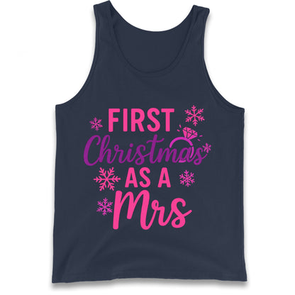 First Christmas As A Mrs Tank Top