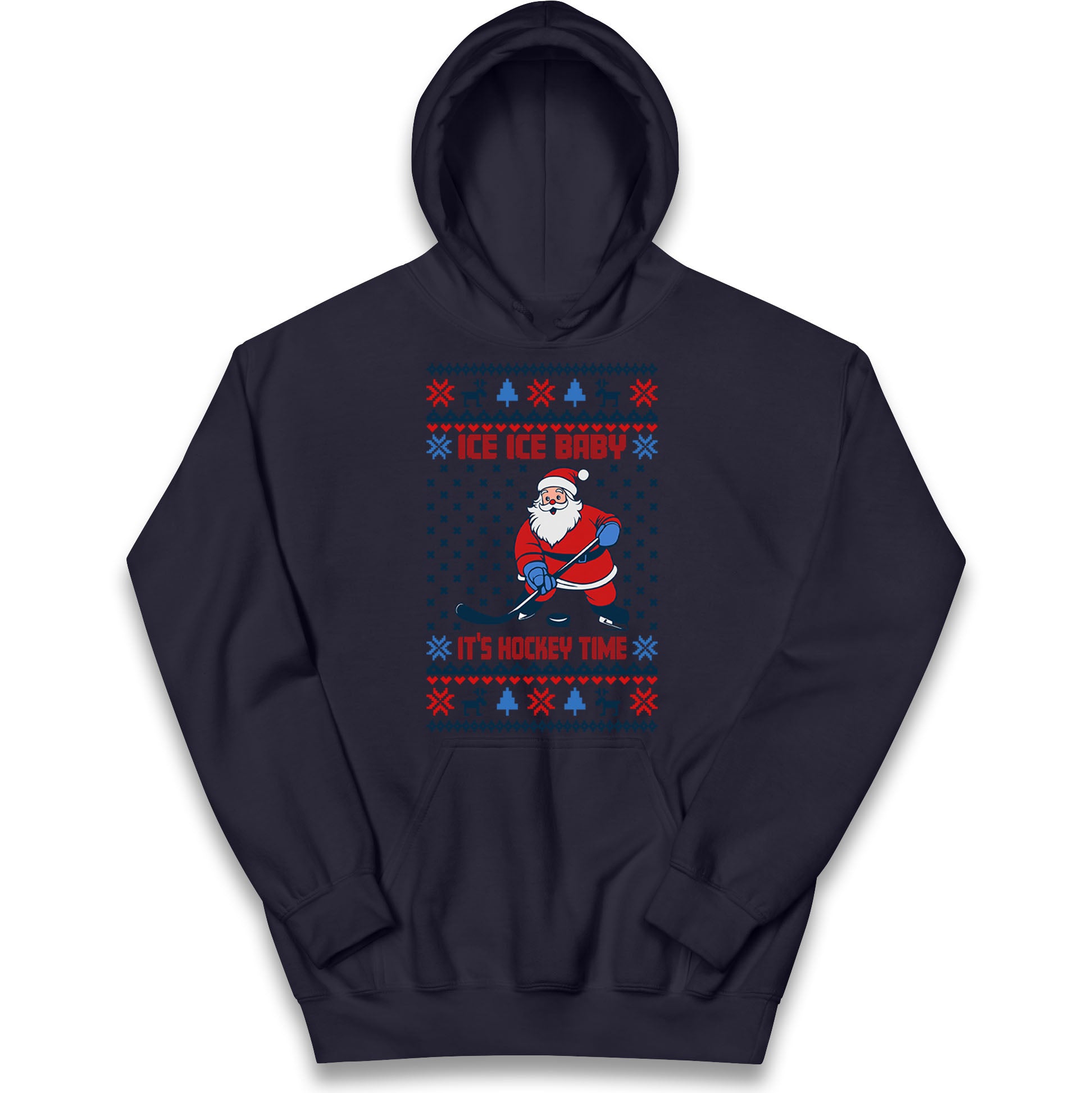 Hockey Christmas Kids Hoodie