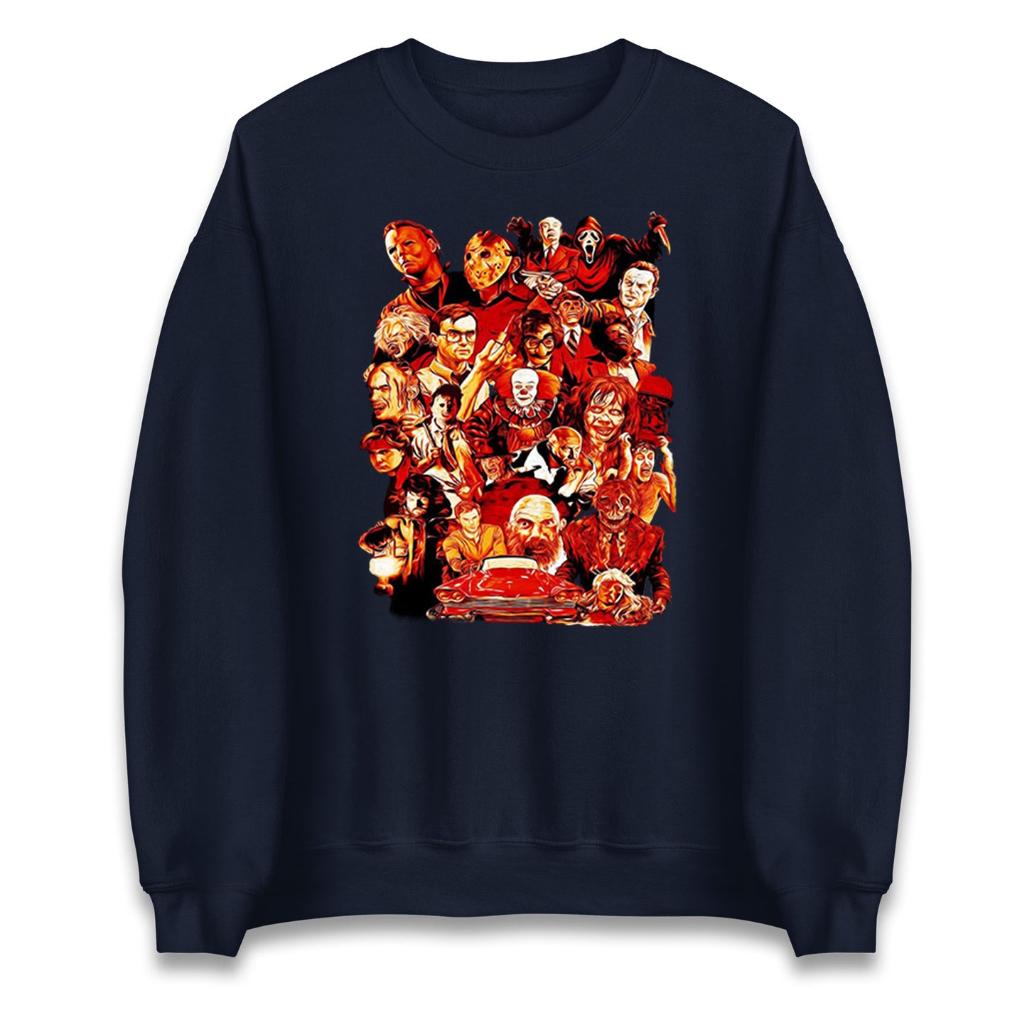 Horror Characters Halloween Unisex Sweatshirt