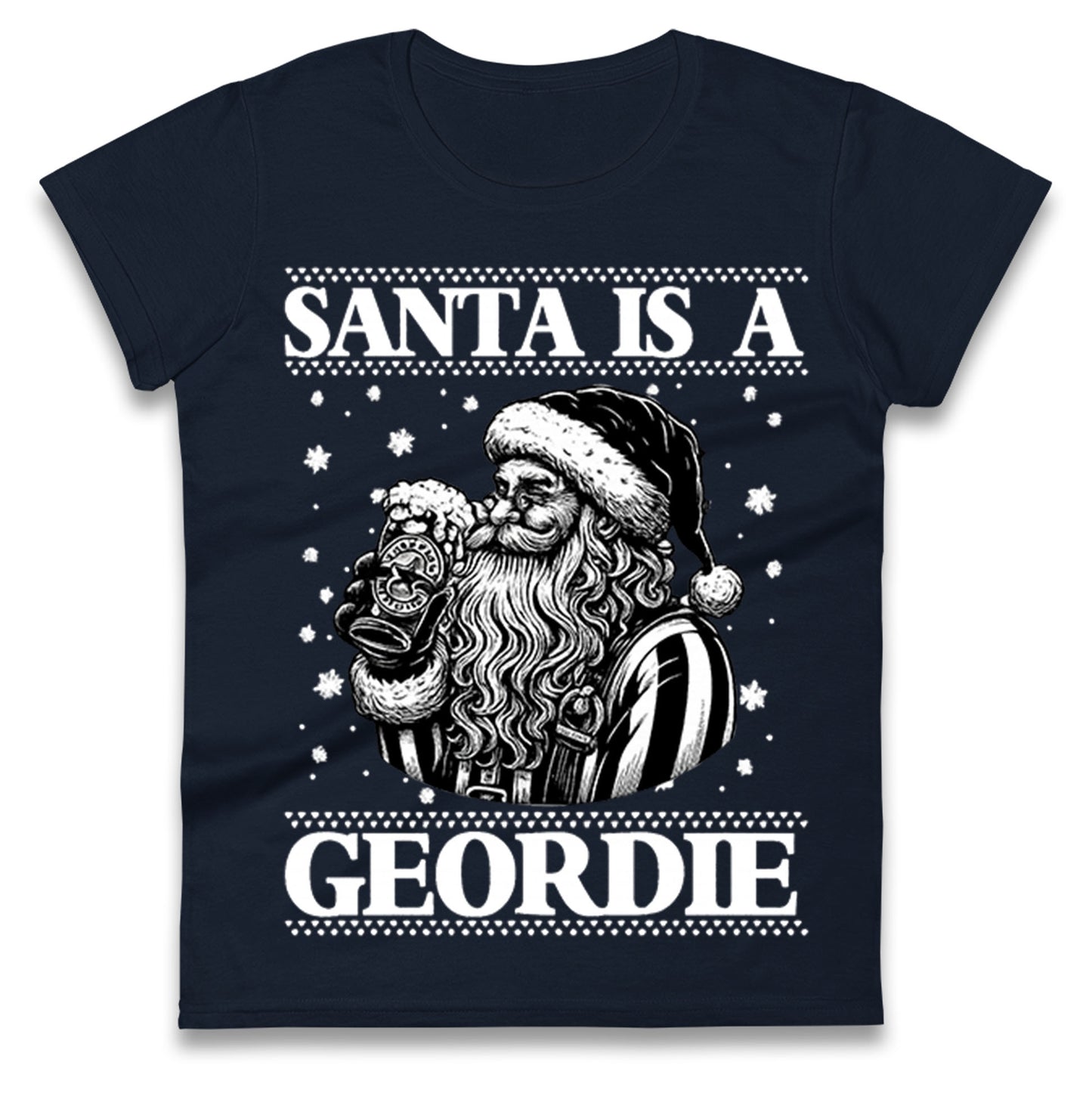 Newcastle Xmas Ladies T Shirt
