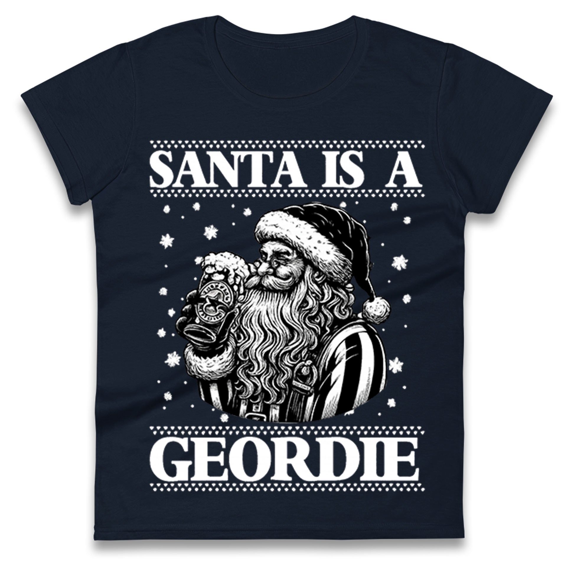 Newcastle Xmas Ladies T Shirt