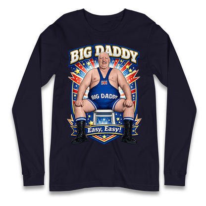 Big Daddy UK Wrestling Longsleeve T Shirt