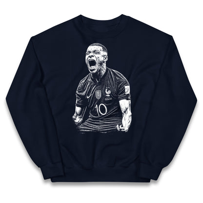  Kylian Footballer Kids Jumper