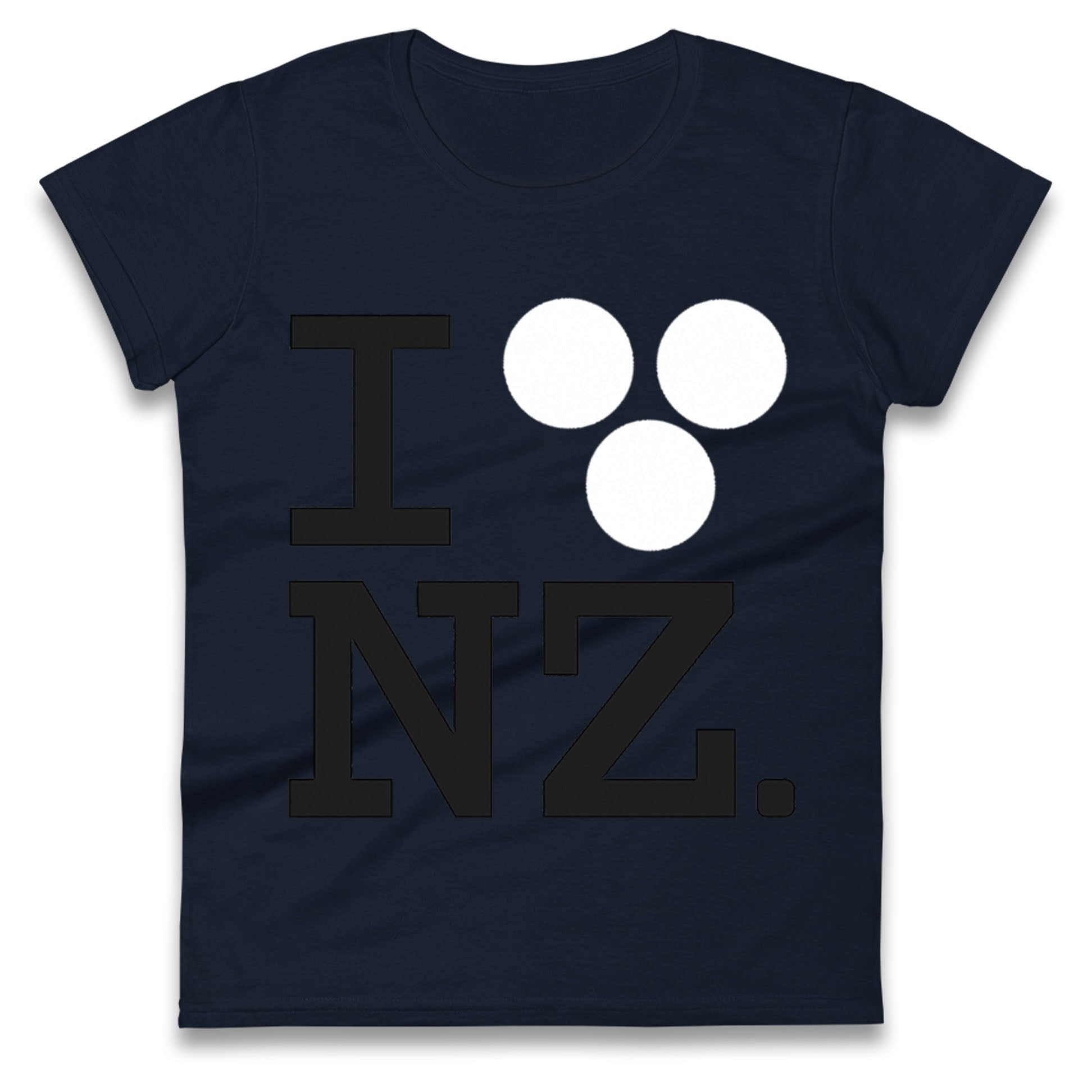 I Love NZ Orlando Bloom Huffer Ladies T Shirt