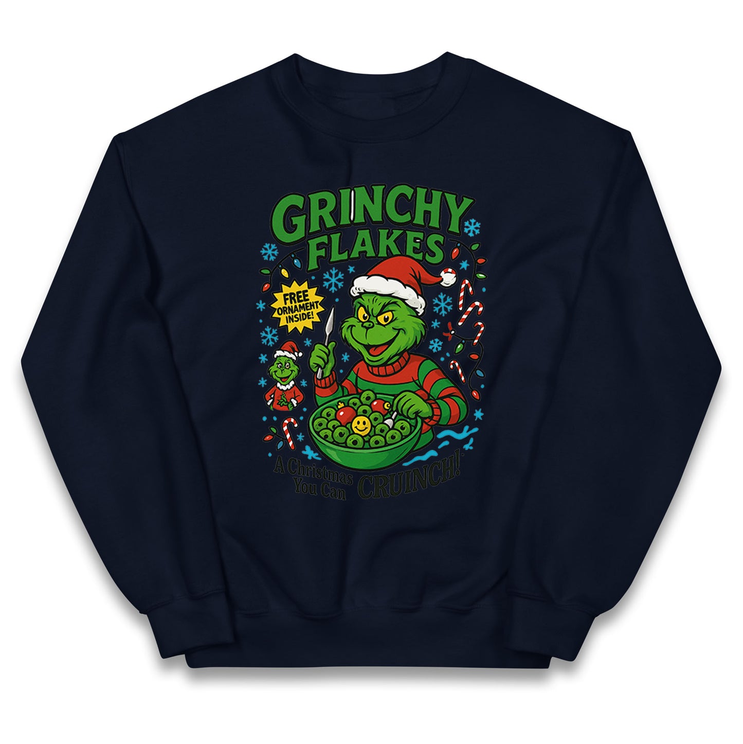 Grinch Christmas Kids Jumper