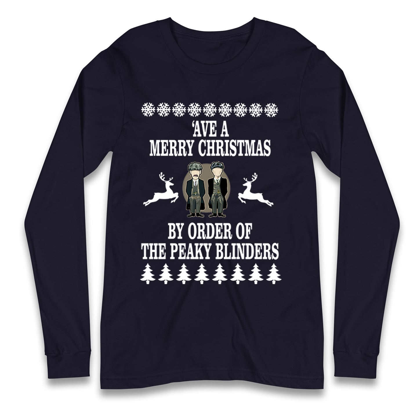 Peaky Blinders Christmas Longsleeve T Shirt