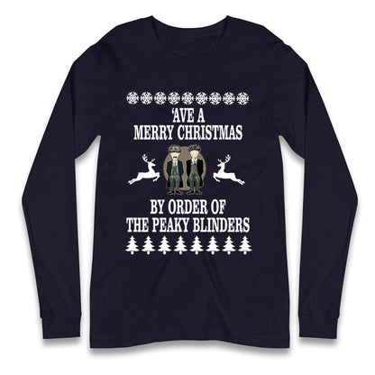 Peaky Blinders Christmas Longsleeve T Shirt