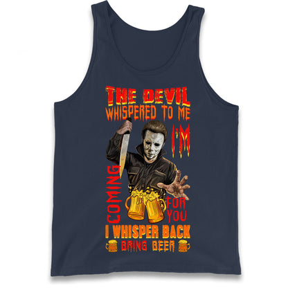 Michael Myers Haunted Halloween Tank Top
