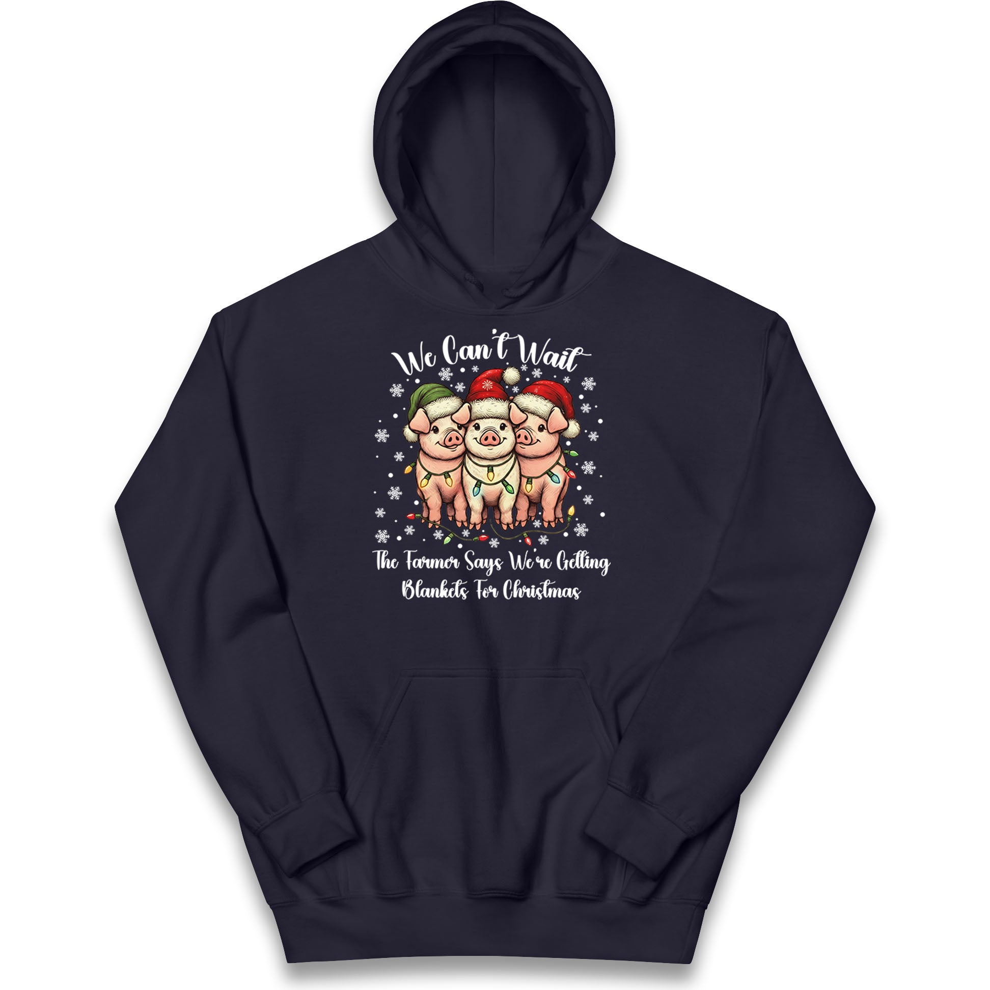 Three Pigs Christmas Kids Hoodie