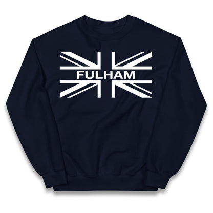 Fulham Football Flag Kids Jumper