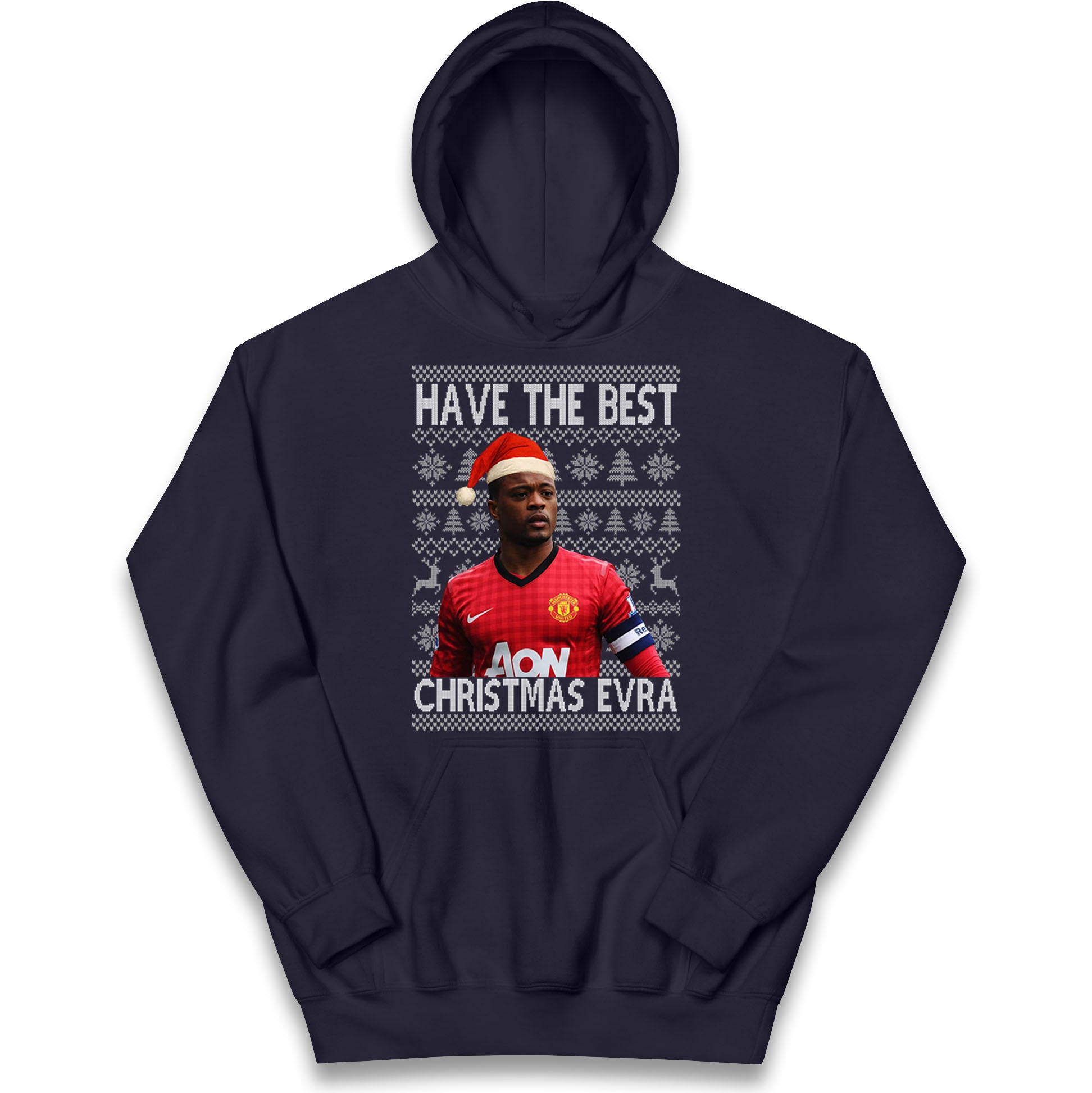 Man Utd Xmas Kids Hoodie