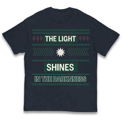 The Light Shines in the Darkness Kids T Shirt