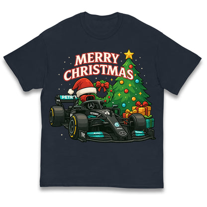 Mercedes F1 Christmas Kids T Shirt