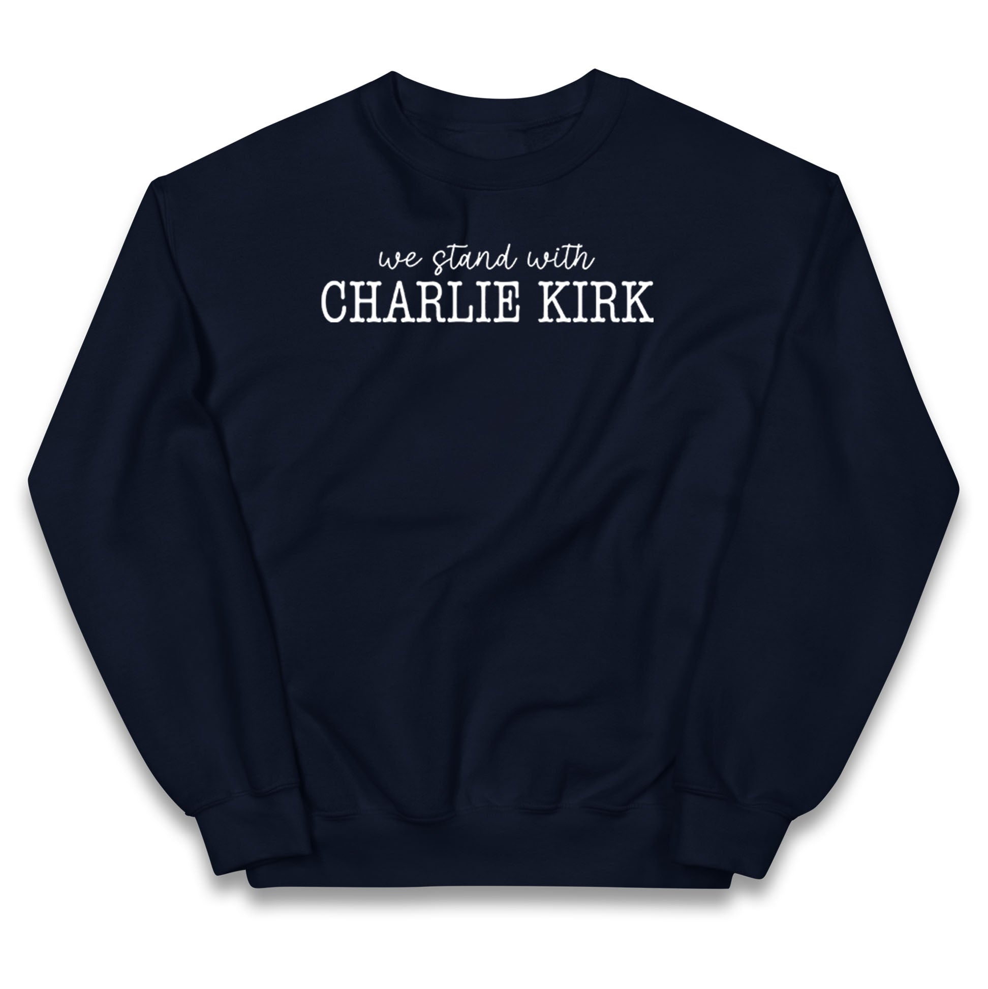We Stand With Charlie Kirk Kids Jumper