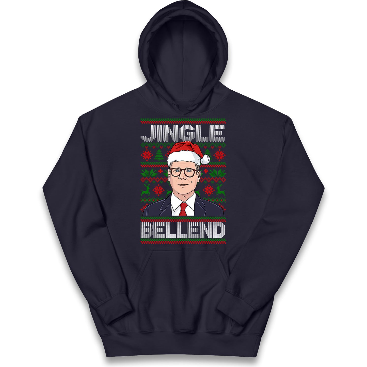 Keir Starmer Jingle Bell End Kids Hoodie 