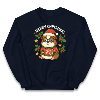 Guinea Pig Christmas Kids Jumper