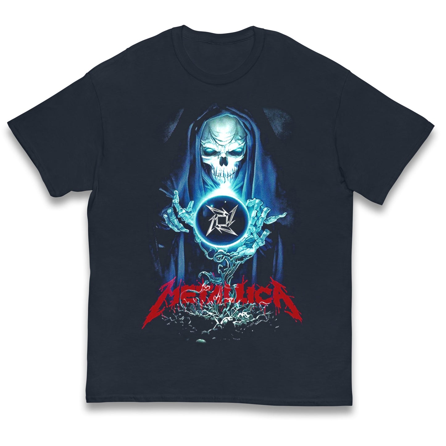 Metallica Skellington Sorcerer Kids T Shirt