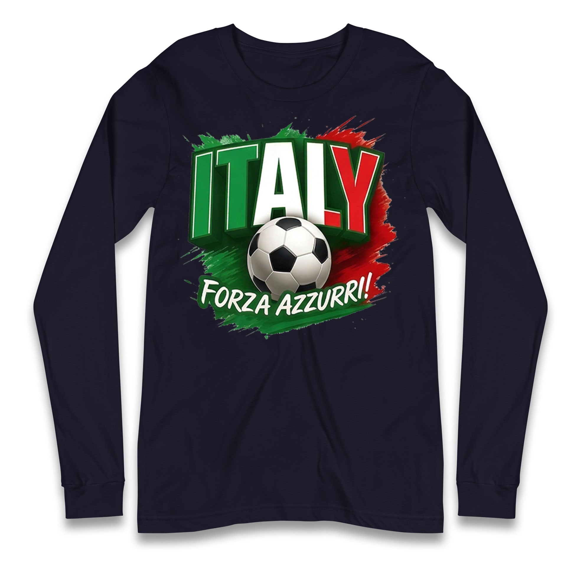 Italy Retro World Cup Longsleeve T Shirt 