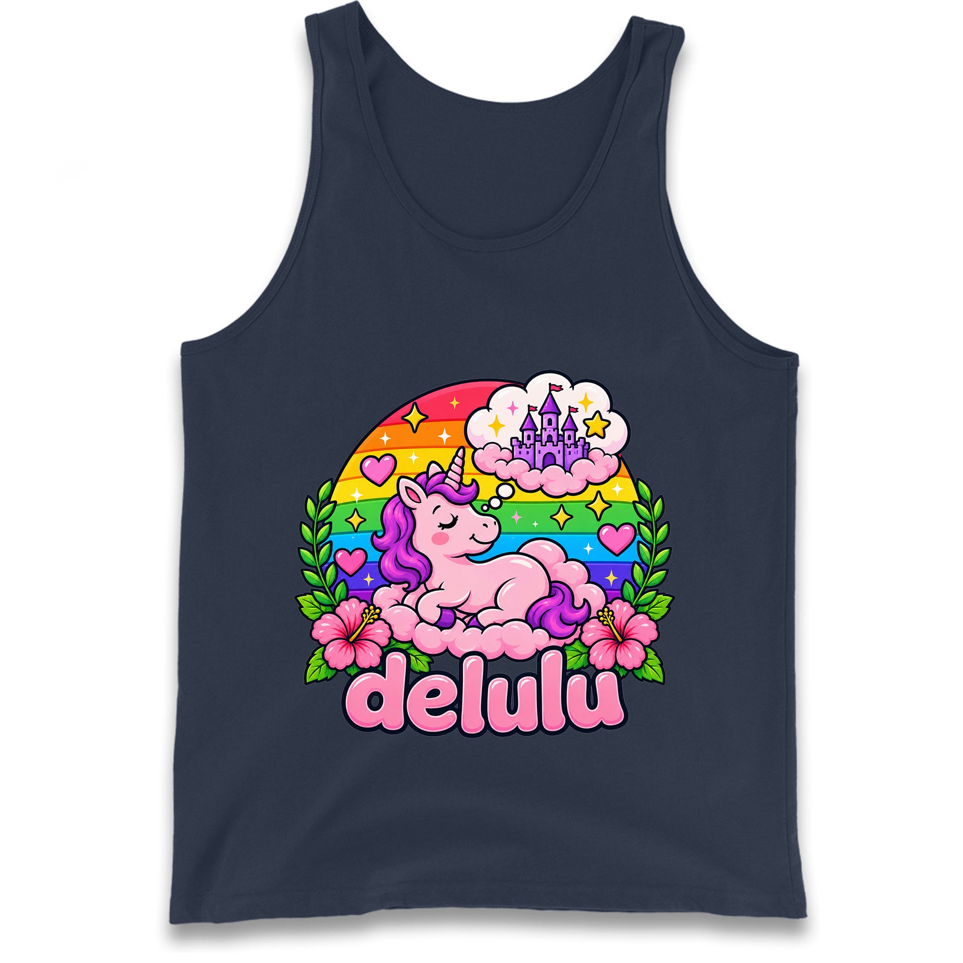 Delulu Unicorn Tank Top