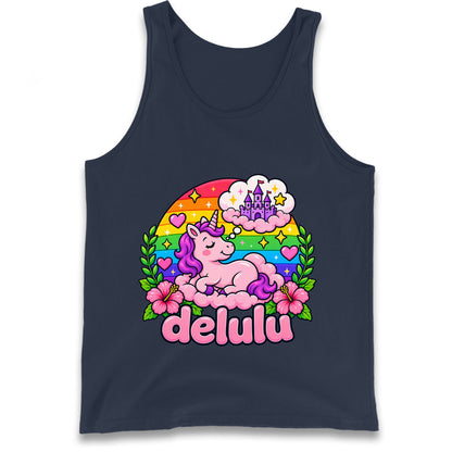 Delulu Unicorn Tank Top