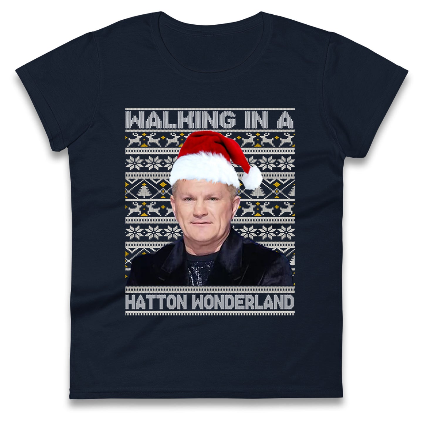 Ricky Hatton Christmas Ladies T Shirt
