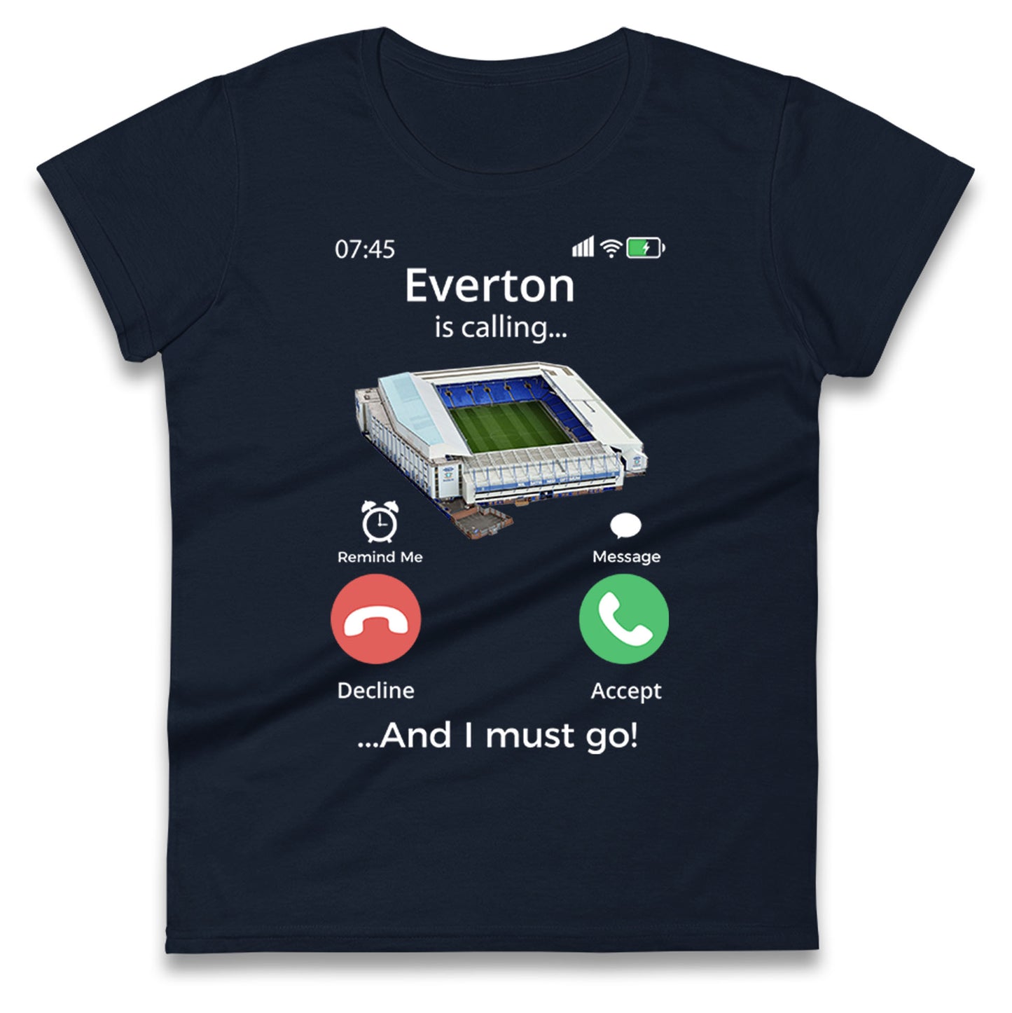 everton women’s t shirt