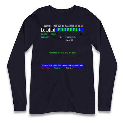 Portsmouth FA Cup Winners 2008 Longsleeve T Shirt 