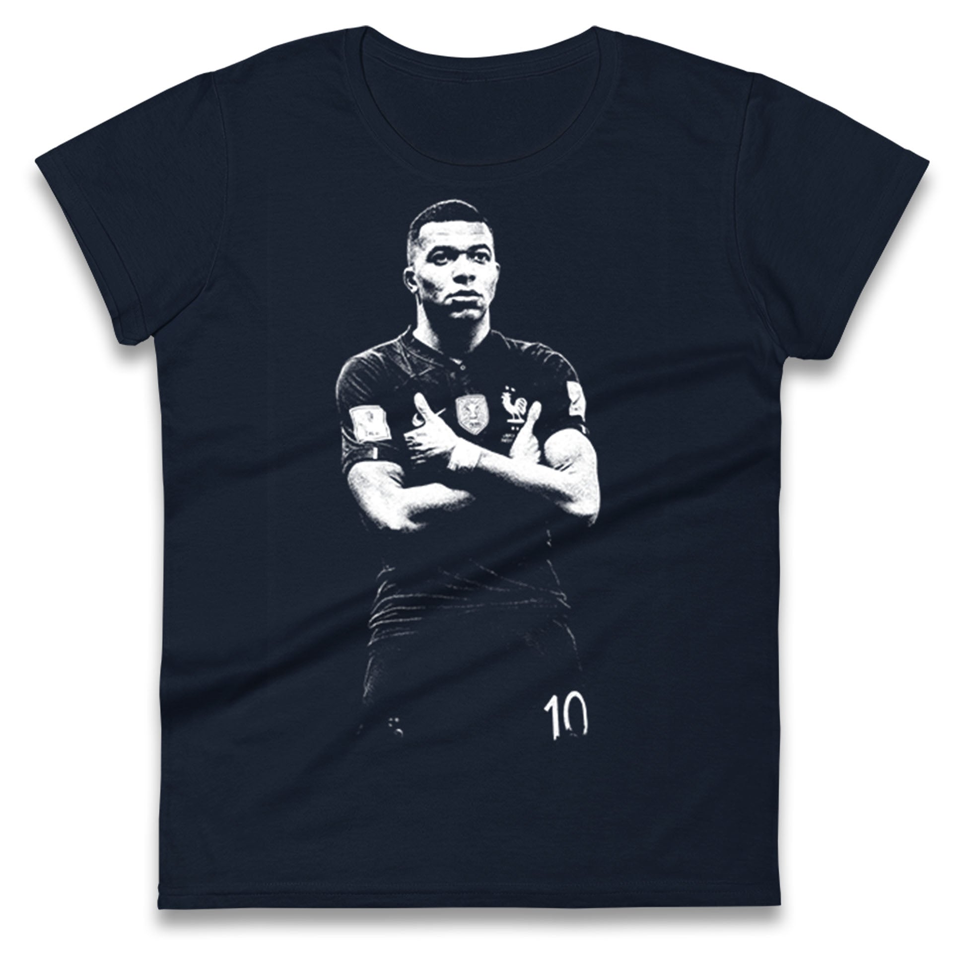  France Footballer Ladies T Shirt