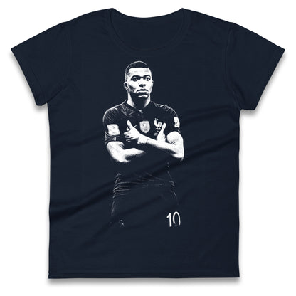  France Footballer Ladies T Shirt