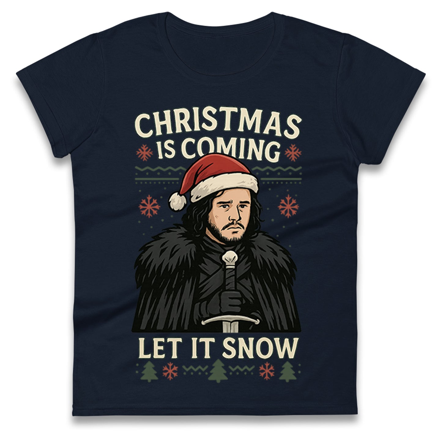 Game of Thrones Christmas Ladies T Shirt