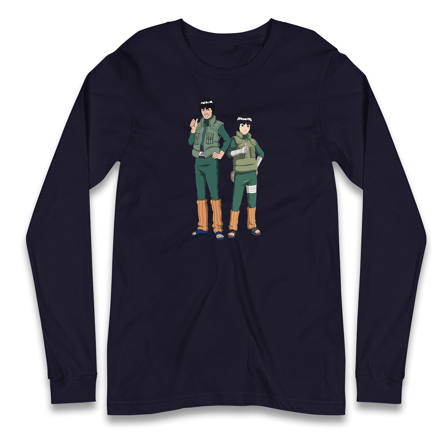Might Guy & Rock Lee Long Sleeve T Shirt