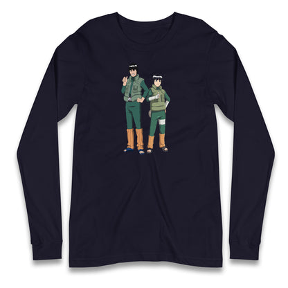 Might Guy & Rock Lee Long Sleeve T Shirt