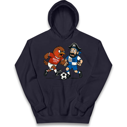 Vintage Bristol City Kids Hoodie
