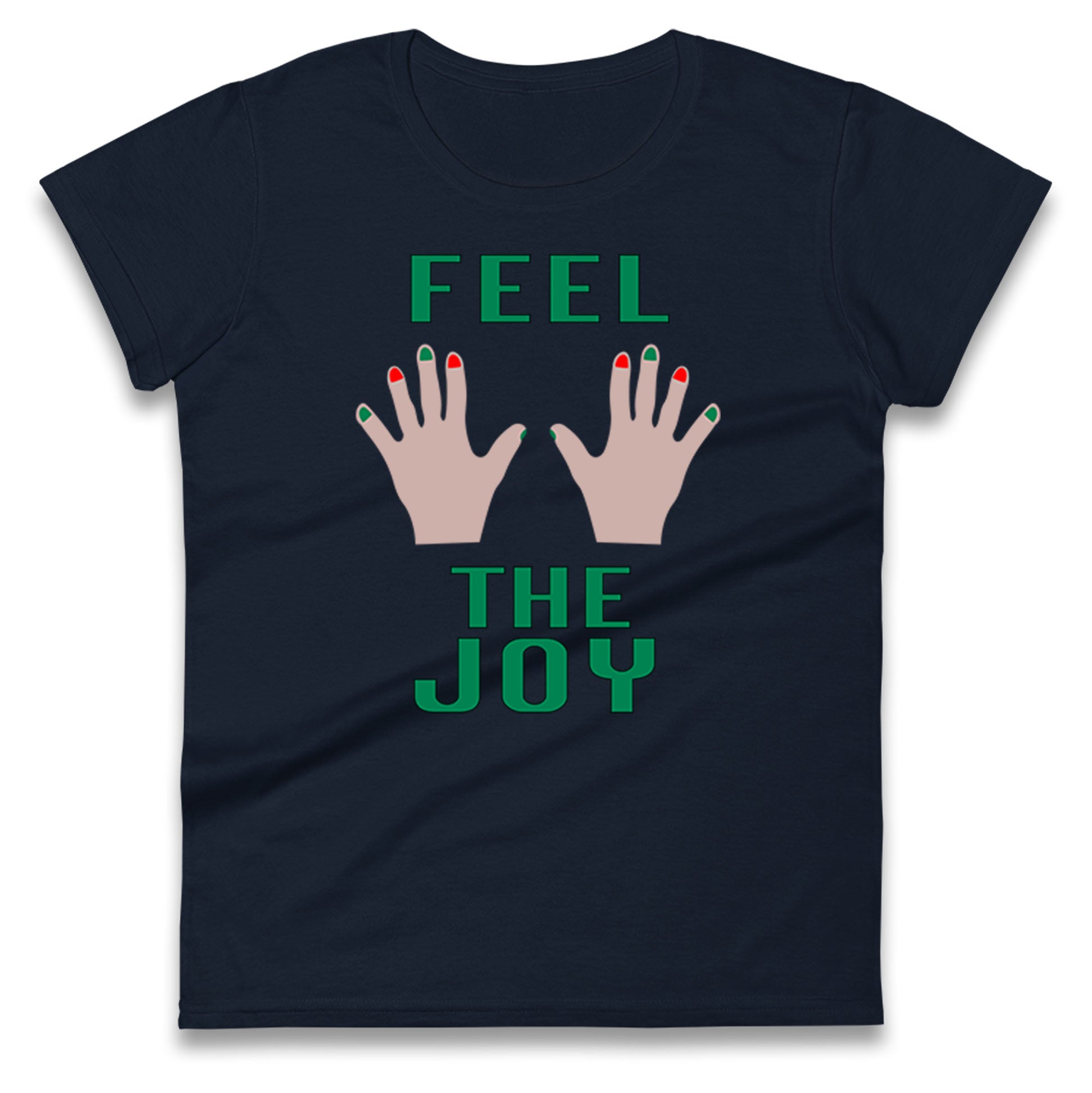 Rude christmas Ladies T Shirt