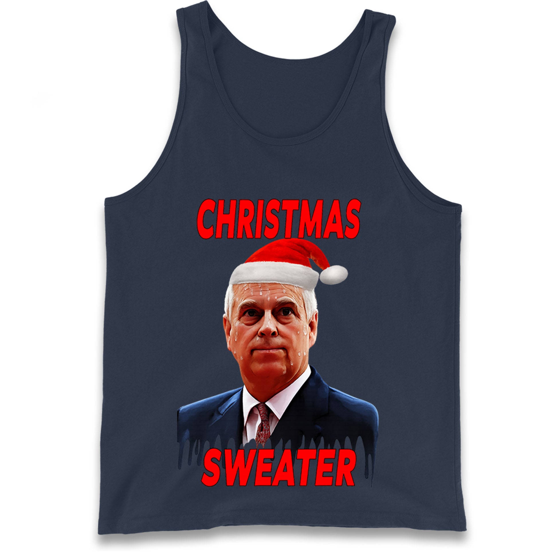 Prince Andrew Christmas Tank Top