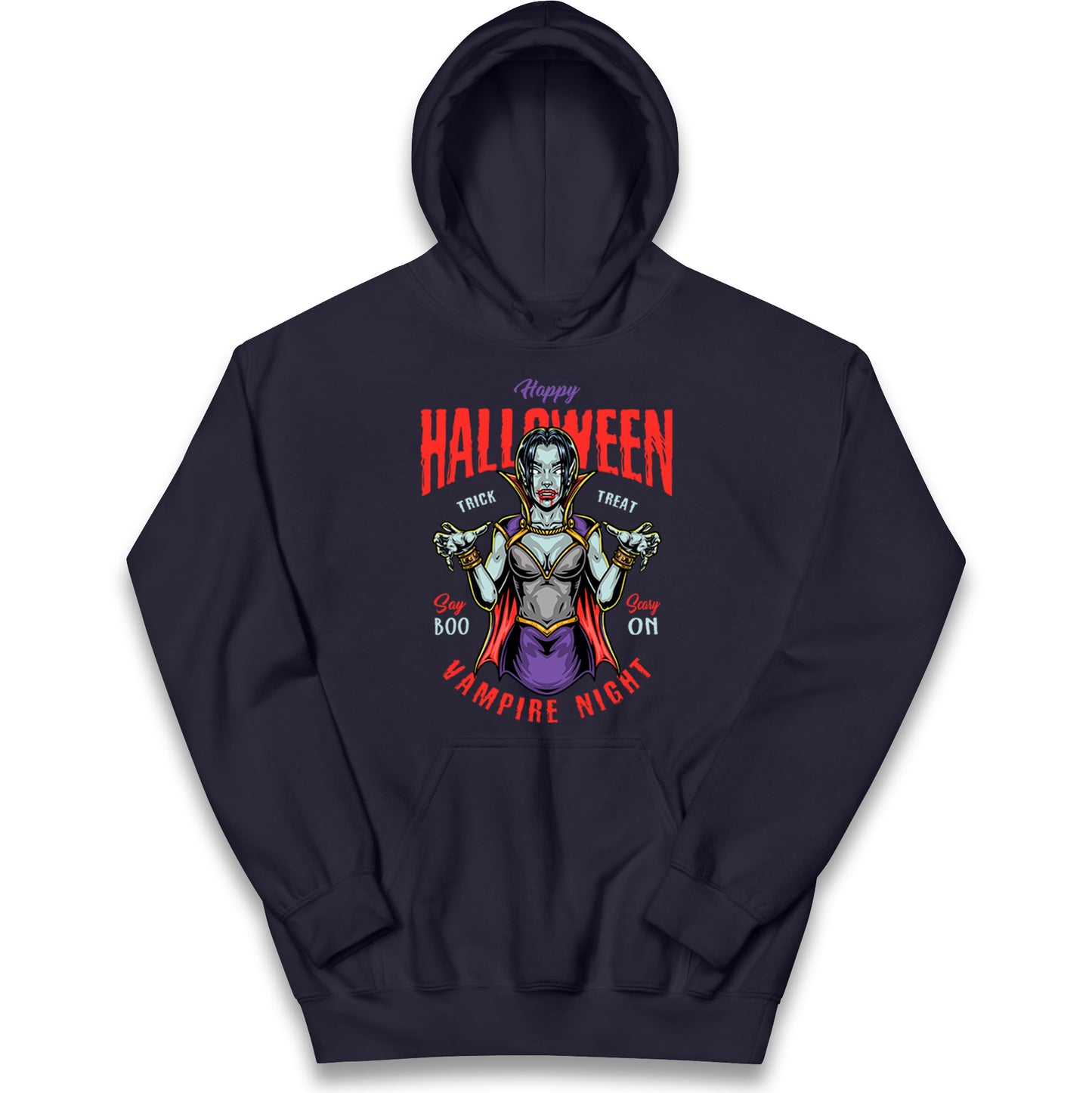 Halloween Vampire Kids Hoodie