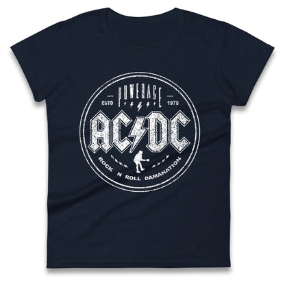 ACDC Rock n Roll Domination Ladies T Shirt